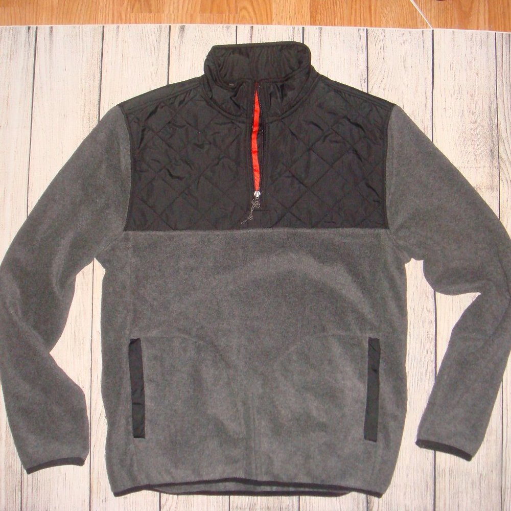 Prince & Fox Quilted Fleece Pullover Top M